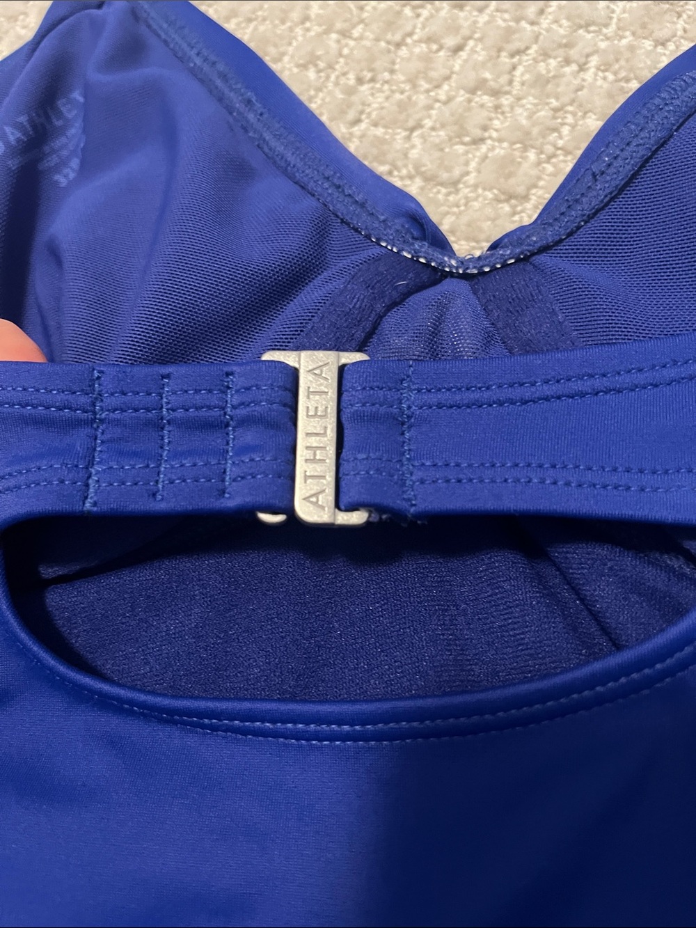 Blue Athleta Tankini Top 32 B/C - Picture 5 of 7